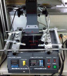 グラフィックチップ交換で修理機材