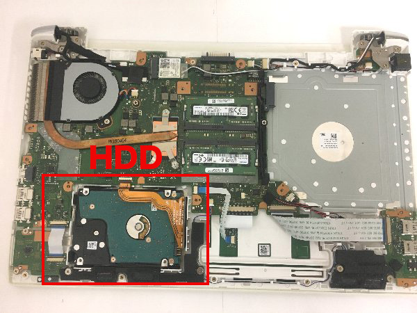 分解HDD取り出し