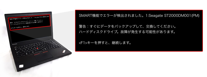 SMARTエラー