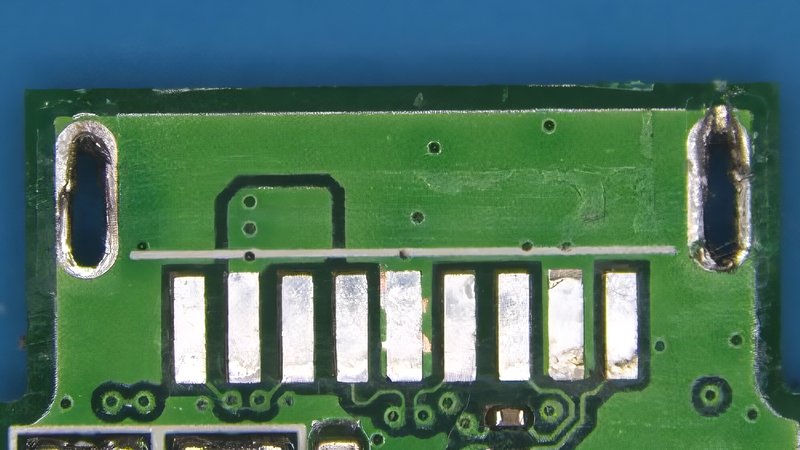 USBメモリ基板正常なパッド