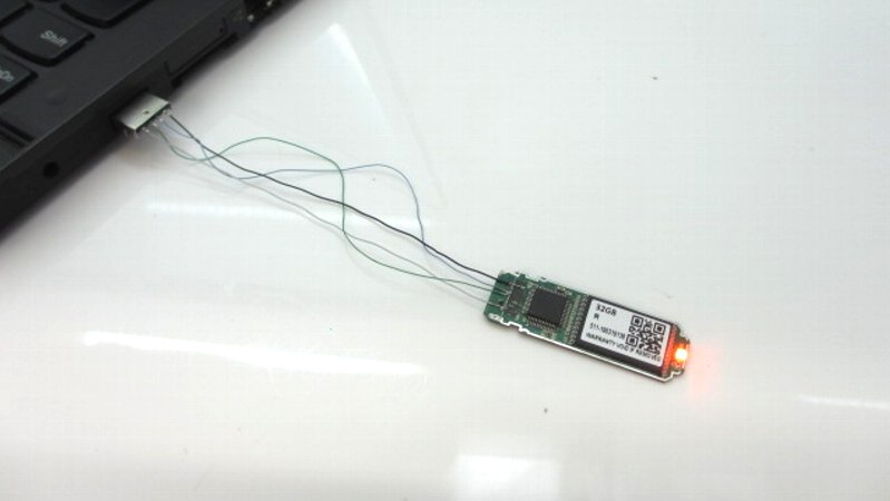 USBメモリ基板修理後のデータコピー