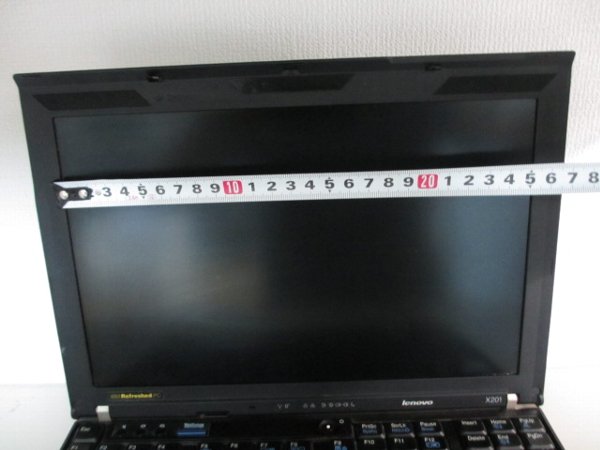 X201Screen Size in cm