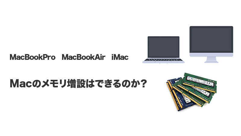 Macのメモリ増設