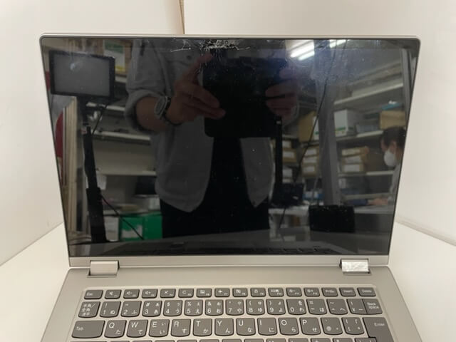 元液晶状態を確認